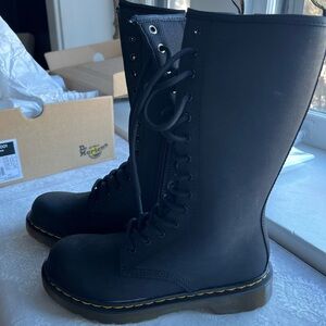 Dr. Martens Mohawk Black Tall Boots
